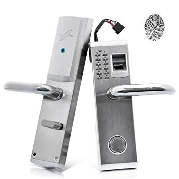 Lightinthebox 3-in-1 Biometric Fingerprint and Password Door Lock with Deadbolt (Right Handed) for Business and Home Security