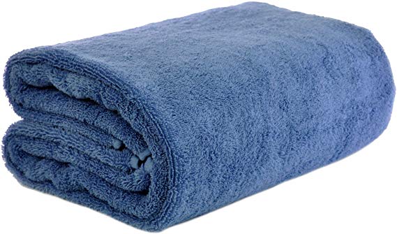 Luxury Hotel Towel 100% Genuine Turkish Cotton Towel (Oversized Bath Sheet 40"x80", Wedgewood)