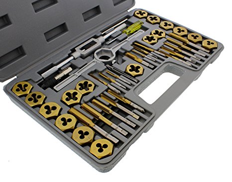 ABN Titanium Tap and Hexagon Die Set Metric - 40 Piece