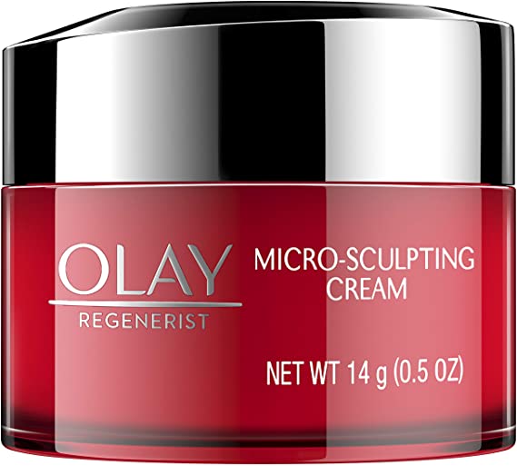 Olay Regenerist Micro-Sculpting Cream, Face Moisturizer, Trial Size, oz