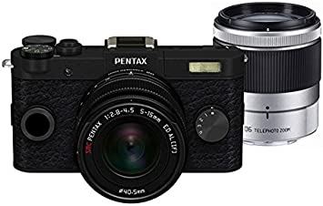 Pentax PENTAX Q-S1 02, 06 Zoom Kit (Black) 12.4MP Mirrorless Digital Camera with 3-Inch LCD (Black)