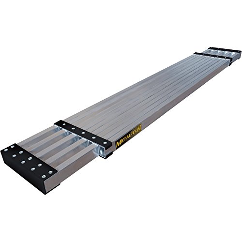 Metaltech M M-PEP7100AL M 13 Ft. Aluminum Telescoping Work Plank with 250 Lb. Load Capacity