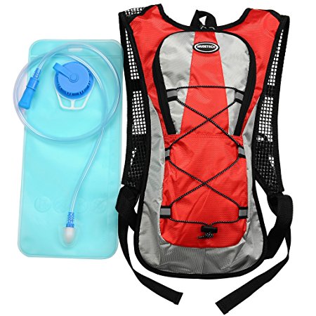 Hydration Pack with 2L Backpack Water Bladder for Hiking Running Biking 5 Colors