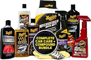 Meguiar's Complete Car Care Kit with Ultimate Compound, 15.2 Oz Bundle