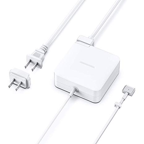 MOFANG FAMILY Replacement Compatible with MacBook Pro Charger MagSafe 2 85W T-Tip Power Adapter with 6FT AC Extension Cable for MacBook (Mid 2012 to Mid 2015) - Works with 60W & 85W Models