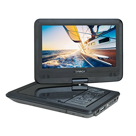 SYNAGY A39 9inch Portable DVD Player CD Player, Black