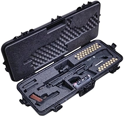 Case Club Pre-Made Waterproof Kel-Tec KSG and Standard Manufacturing DP-12 Shotgun Case with Silica Gel & Accessory Box