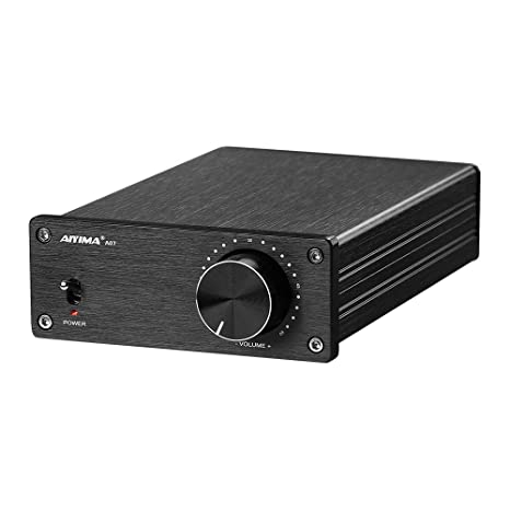 AIYIMA A07 TPA3255 Power Amplifier 300Wx2 HiFi Class D Stereo Digital Audio Amp 2.0 Channel Amplifier for Passive Speaker Home Audio (Without Power Adapter)