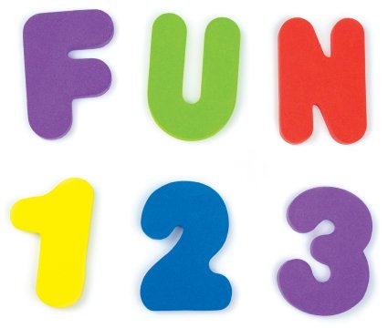 Munchkin Letters and Numbers Bath Toys 36 Count