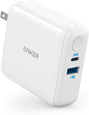 Anker PowerCore Fusion III PIQ 3.0, 18W USB-C Portable Charger 2-in-1 with Power Delivery Wall Charger for iPhone12，12Mini, 11, iPad, Samsung, Pixel and More