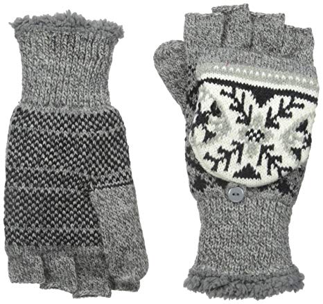 Manzella Women's Snow Star Convertible Gloves