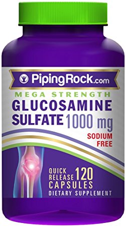 Mega Glucosamine Sulfate 1000 mg 120 Capsules