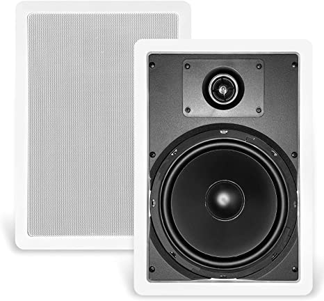 CT Sounds Bio 8” 2-Way Weatherproof in-Wall Speakers (Single) - Home Theater, Outdoor Kitchen, Patio Speakers