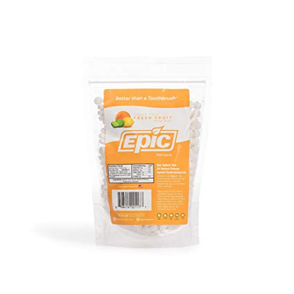 Epic Dental 100% Xylitol Sweetened Breath Mints, Fresh Fruit Flavor, 1000 Count Bag