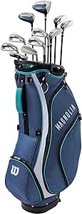 Wilson Magnolia - Juego Completo de Golf para Mujer, Color Azul Marino