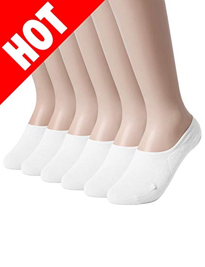OSABASA Mens 1 to 10 Pack Casual No-Show Socks of Hidden Flat Boat Line with Anti-Slip Grip