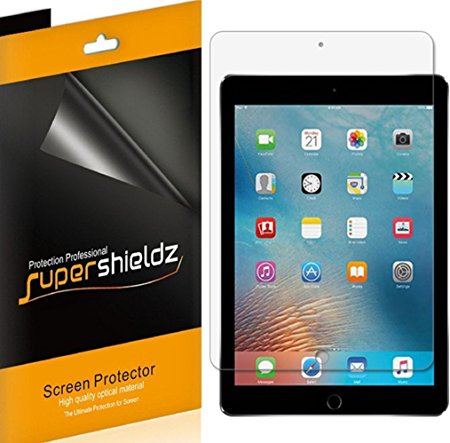 [3-Pack] Supershieldz- Anti-Glare & Anti-Fingerprint (Matte) Screen Protector For Apple iPad Pro 9.7 inch -Lifetime Replacements Warranty - Retail Packaging