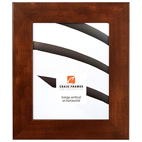 Craig Frames 74060 16 by 24-Inch Picture Frame, Smooth Wrap Finish, 2-Inch Wide, Mocha Brown