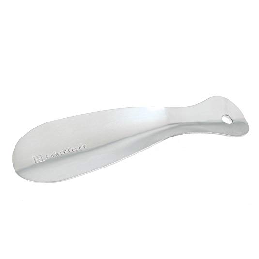 FootFitter Stainless Steel Arched Shoe Horn, 7"