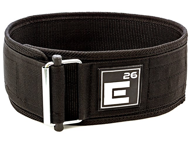 Self-Locking Weight Lifting Belt | Premium Weightlifting Belt for Serious Crossfit, Power Lifting, and Olympic Lifting Athletes | Self-Locking Steel Buckle | Lifting Belt For Men and Women