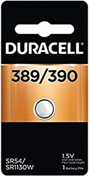 4 each: Duracell Silver Oxide Watch/ Calculator Battery (D389/390PK)