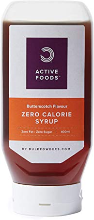 Zero Calorie Syrup, Sugar Free, Butterscotch, 400 ml