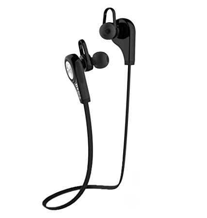 OXoqo Fashion Wireless Bluetooth Sport Earphone, Workout Exercise Running Gym in-ear headphones with Mic, Compatible with iPhone iPad and Android Phones(Black)