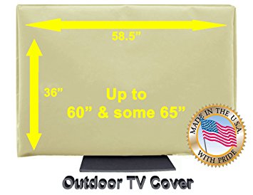 Outdoor TV Cover (60"- 65") Light Beige