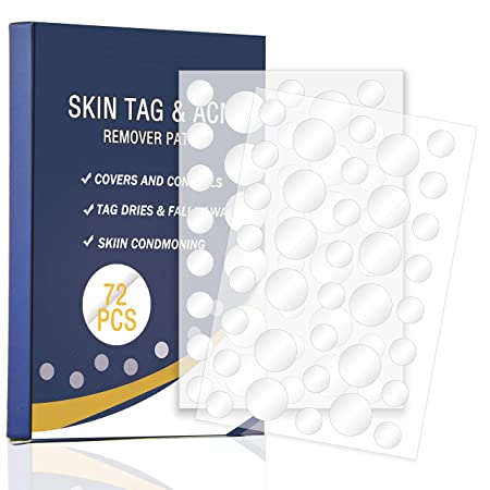 Skin Tag Remover Patches, Acne Patches, Skin Tag Patch, Skin Tag Removal, Skin Tag and Acne Remover Patches, Painless Skin Tag Remover Patch, New and Improved Formula, Safe and Effective 2 Pack