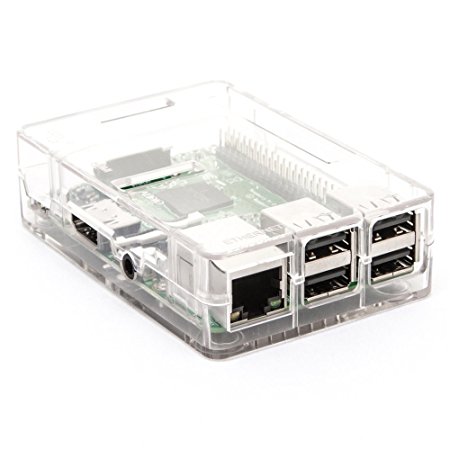 Raspberry Pi 3 Model B with Clear Case