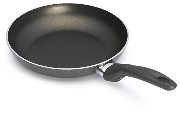 Bialetti 6167 Italian Collection Fry Pan, 8-inch, Charcoal