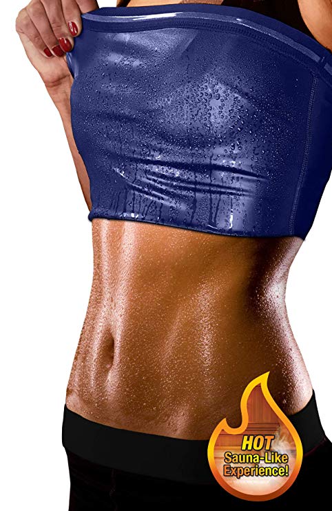 Sweat Shaper Women’s Premium Workout Tank Top Polymer Shapewear Sauna Vest For Weight Loss