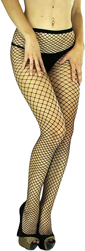 ToBeInStyle Women's Mini Diamond Net Spandex Panty