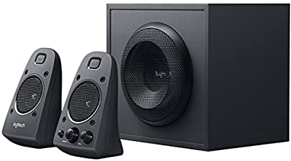 Logitech Z625 THX 2.1 Speaker System with Subwoofer, THX Certified Audio, 400 Watts Peak Power, Deep Bass, Multi-Device, 3.5 mm and RCA Inputs, EU Plug, PC/PS4/Xbox/DVD Player/TV/Smartphone/Tablet