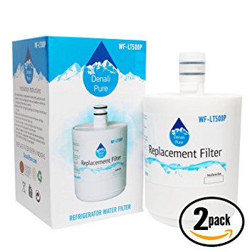 2-Pack Replacement LT500P Water Filter for LG, Kenmore, Sears Refrigerators - Compatible with LG LFX25974ST, LG LFX25973ST, LG LSC27925ST, LG LSC23924ST, LG LT500P, LG LSC26905TT, LG LMX25964ST, LG