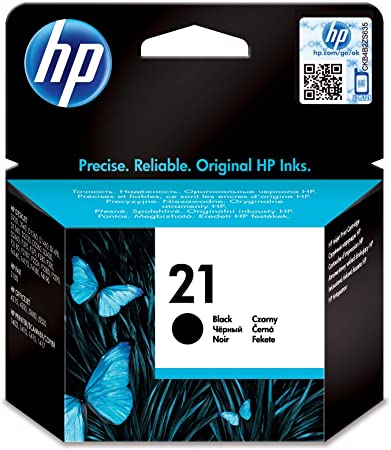 HP C9351AE 21 Original Ink Cartridge, Black, Single Pack