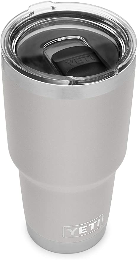 YETI Rambler 30 oz Tumbler, Stainless Steel, Vacuum Insulated with MagSlider Lid, Granite Gray