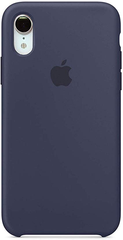 Maycase Compatible for iPhone XR Case, Liquid Silicone Case Compatible with iPhone XR 6.1 inch (Midnight Blue)