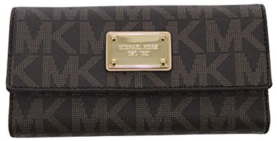 Michael Kors Jet Set Item PVC Checkbook Wallet