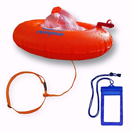 Hotspear Swim Buoy Dry Bag for Open Water Swimmers and Triathletes Swimming Tow Float Durable Nylon