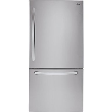 LG LDC24370ST 23.8 Cu. Ft. Stainless Steel Bottom Freezer Refrigerator - Energy Star