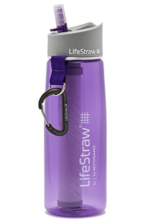 LifeStraw Go Water Bottle with Integrated 1,000 Liter LifeStraw Filter