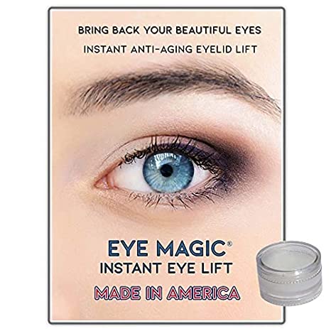 Eye Magic Premium Instant Eyelid Lift (S/M Kit w/Gel). Made in America - Lifts and Defines Droopy, Sagging, Upper Eyelids