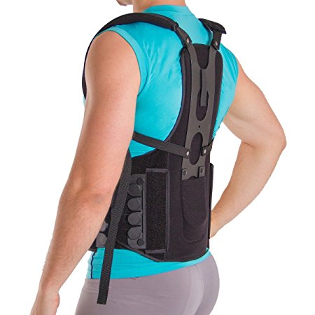 Postural Extension Back Straightener Brace for Kyphosis, Mild Scoliosis, Hunchback & Lordosis Treatment - S/M