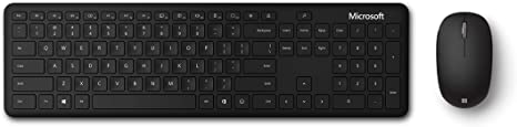 Microsoft Bluetooth Keyboard and Mouse Combo, comfortable, slim portable, microsoft wireless mouse and keyboard with bluetooth (French) | Black