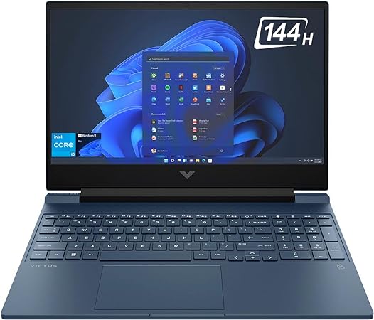 HP Victus Gaming Laptop, 15.6" FHD IPS 144Hz, 13th Gen Intel 8-Core i5-13420H Up to 4.60 GHz, GeForce RTX 3050 6GB, 32GB RAM, 1TB PCIe 4.0, Backlit Keyboard, WiFi 6, HDMI, USB-C, RJ45, Win 11 Pro