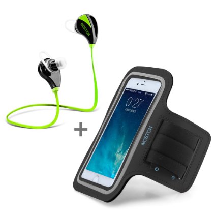 Bluetooth Headphones  Sports Armband Waterproof with Key Holder for iPhone 66S Plus Samsung s6 7 Sony LG