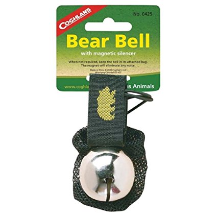 Coghlan's Ringing Bear Bell Metal w/ Magnetic Silencer CHROME