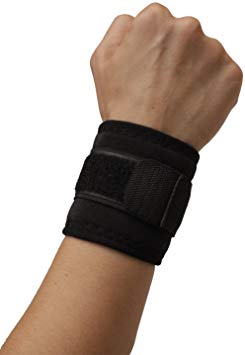 Wrist Support - Dual Magnetic & Tourmaline Technology - Self-Warming - Adjustable Fit