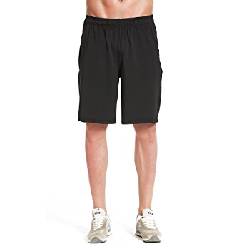 COVISS Men's Dry Fit Athletic Shorts with Mesh Pockets